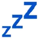Apple Emoji - Sleep Icon