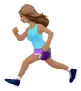 Apple Emoji - Woman Running